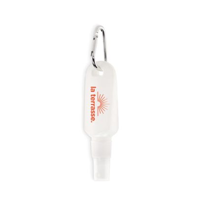 Zonnebrand spray bedrukken met haak