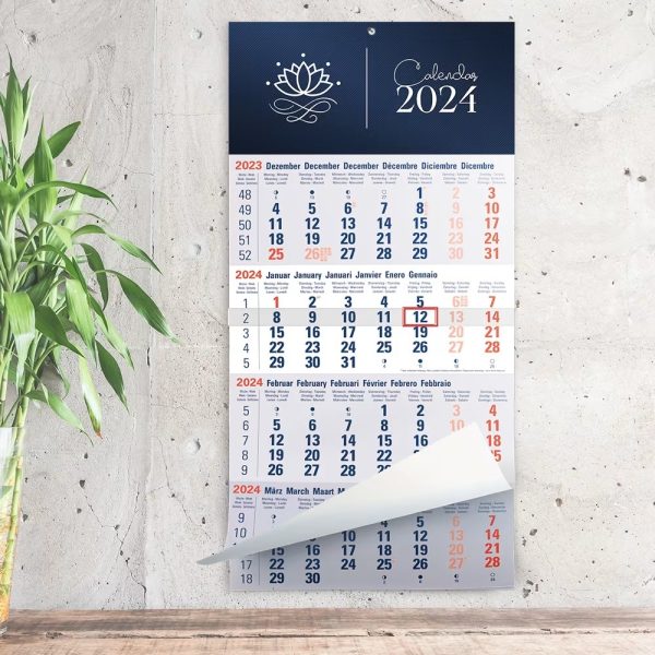 4 maanden kalender bedrukken 2024