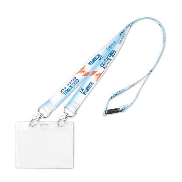 keycord met 2 haken bedrukken