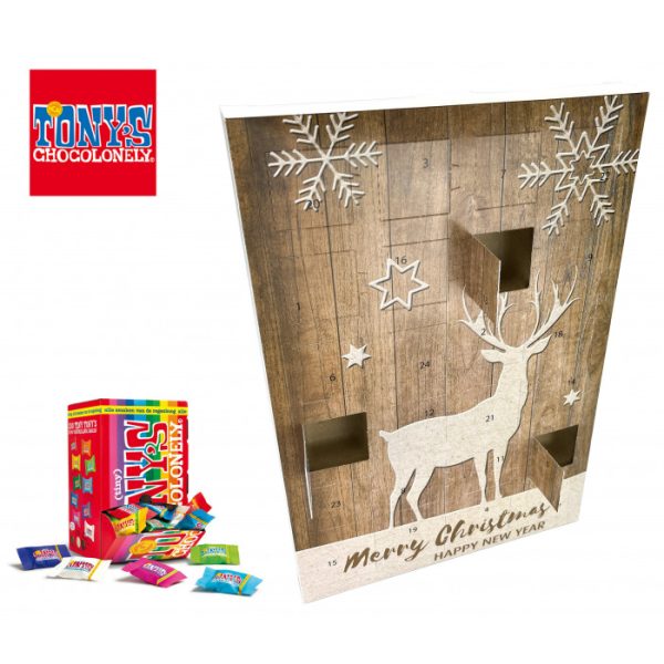 Adventskalender bedrukken - Tony Chocolonely