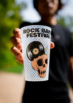 Festival beker bedrukken