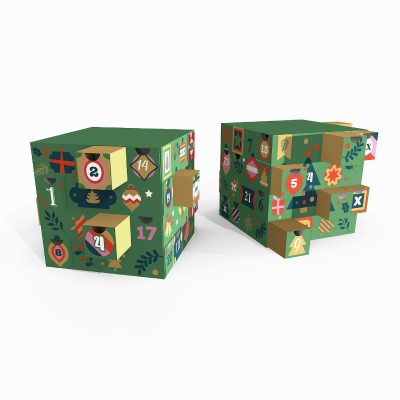 Custom made adventskalender bedrukken