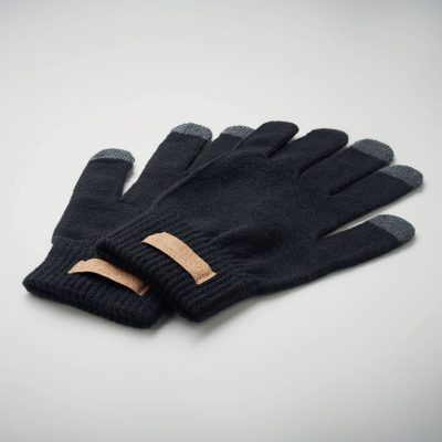 RPET Touchscreen handschoenen met kurk bedrukken