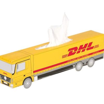 Tissue box vrachtwagen