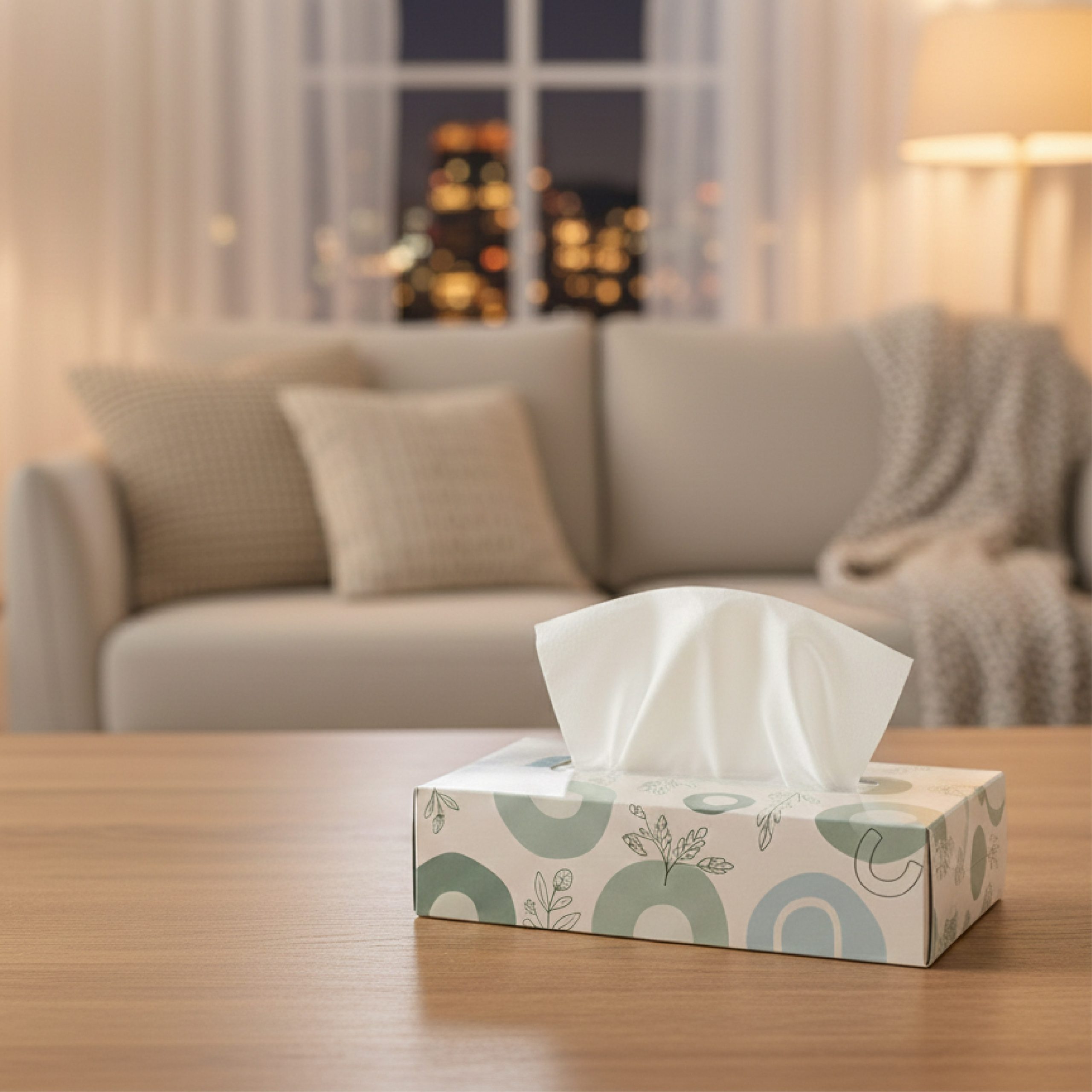rechthoekige tissuebox bedrukken Rechthoekige tissuebox bedrukken met logo