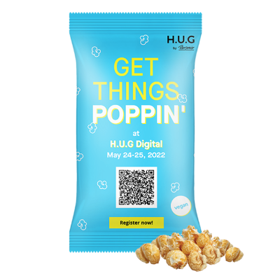 zakje popcorn bedrukken