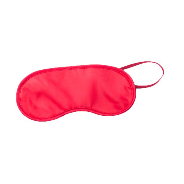 Rood slaapmasker bedrukken