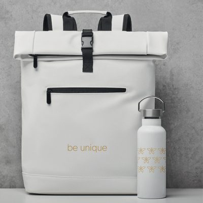 Polyester Rolltop Tas bedrukken