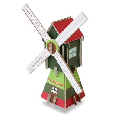 3D puzzelkaart bedrkken