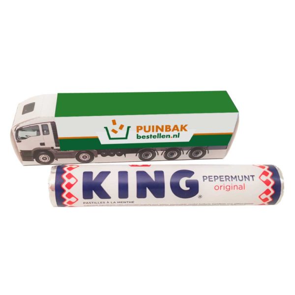 king pepermunt vrachtwagen