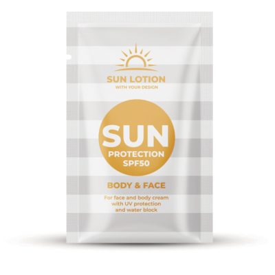 zonnebrandcreme bedrukken