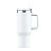 witte drinkbeker met rietje