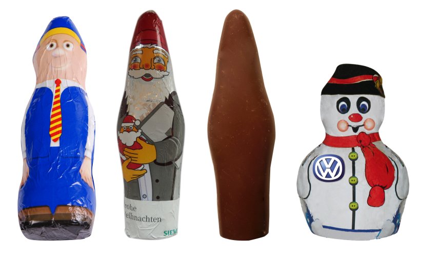 Chocolade kerstman bedrukken
