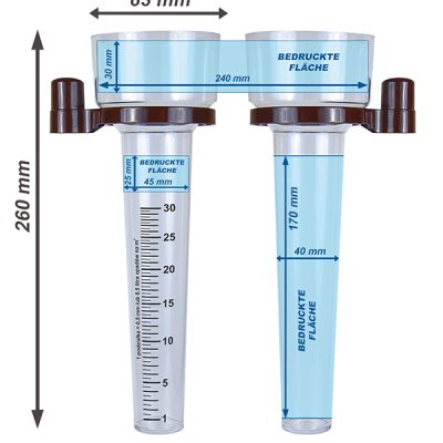 Regen meter bedrukken