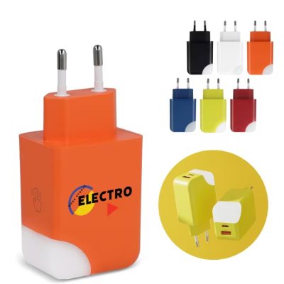stroomadapter bedrukken