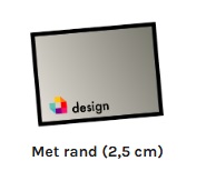 Deurmat met rand bedrykken ( 2,5 cm)