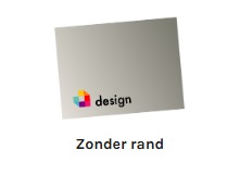 Deurmat zonder rand bedrukken