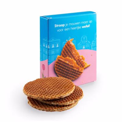 stroopwafels bedrukken in doosje