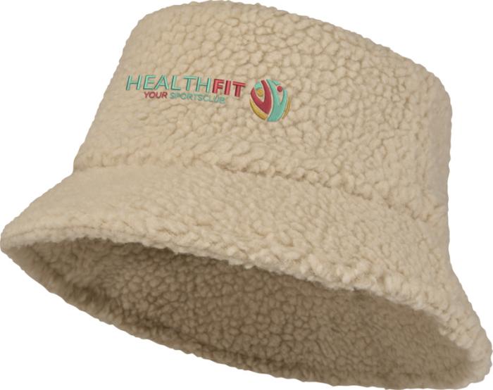 Sherpa muts - muts beige bedrukken