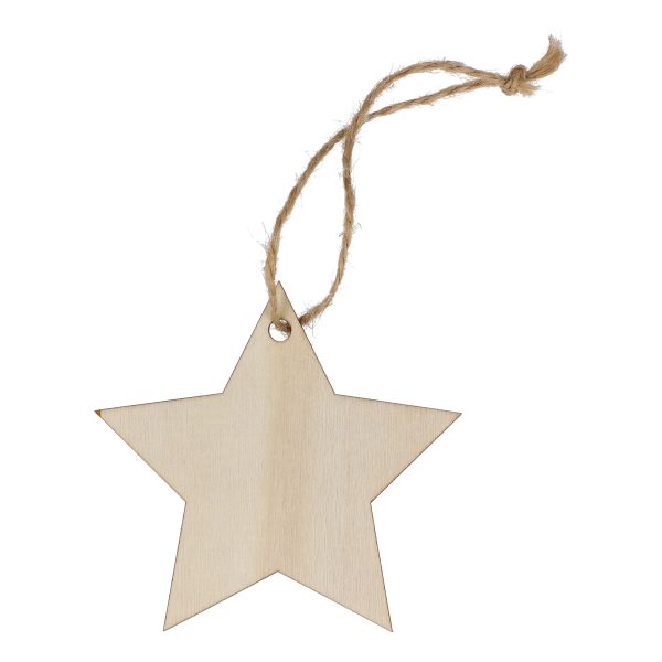 houten sok - ornament bedrukken