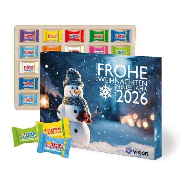 Tony chocolonely advent kalender bedrukken