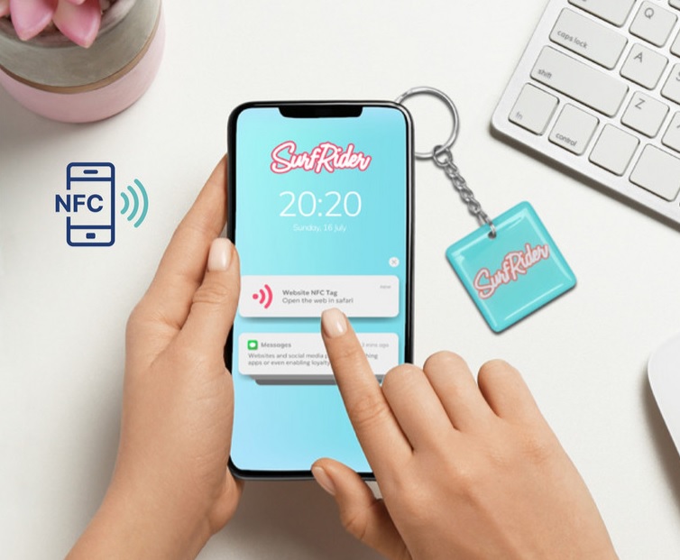 NFC Sleutelhanger bedrukken - Afbeelding 2