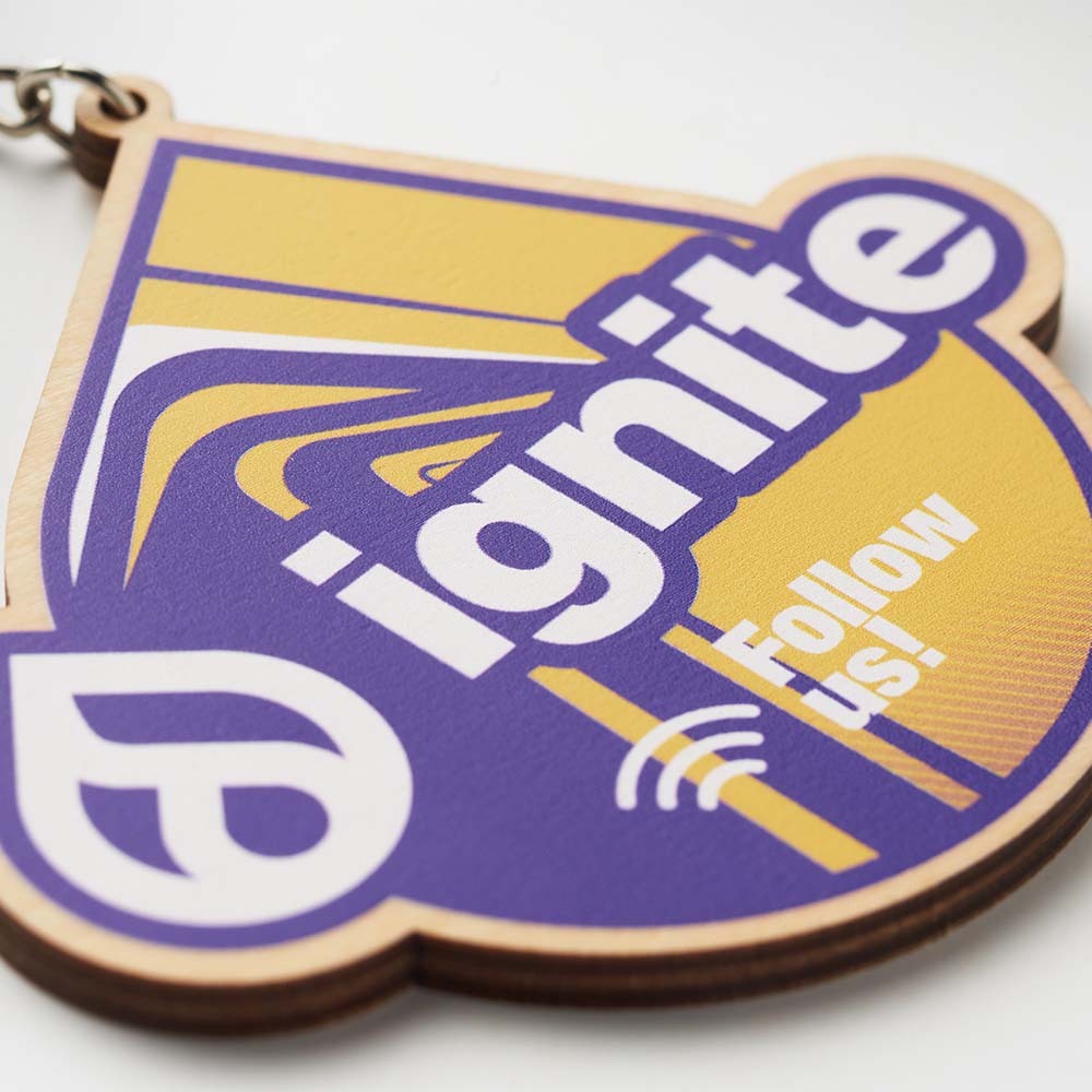 Houten Sleutelhanger bedrukken - Afbeelding 4