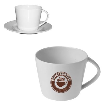 kop en schotel bedrukken 200 ml