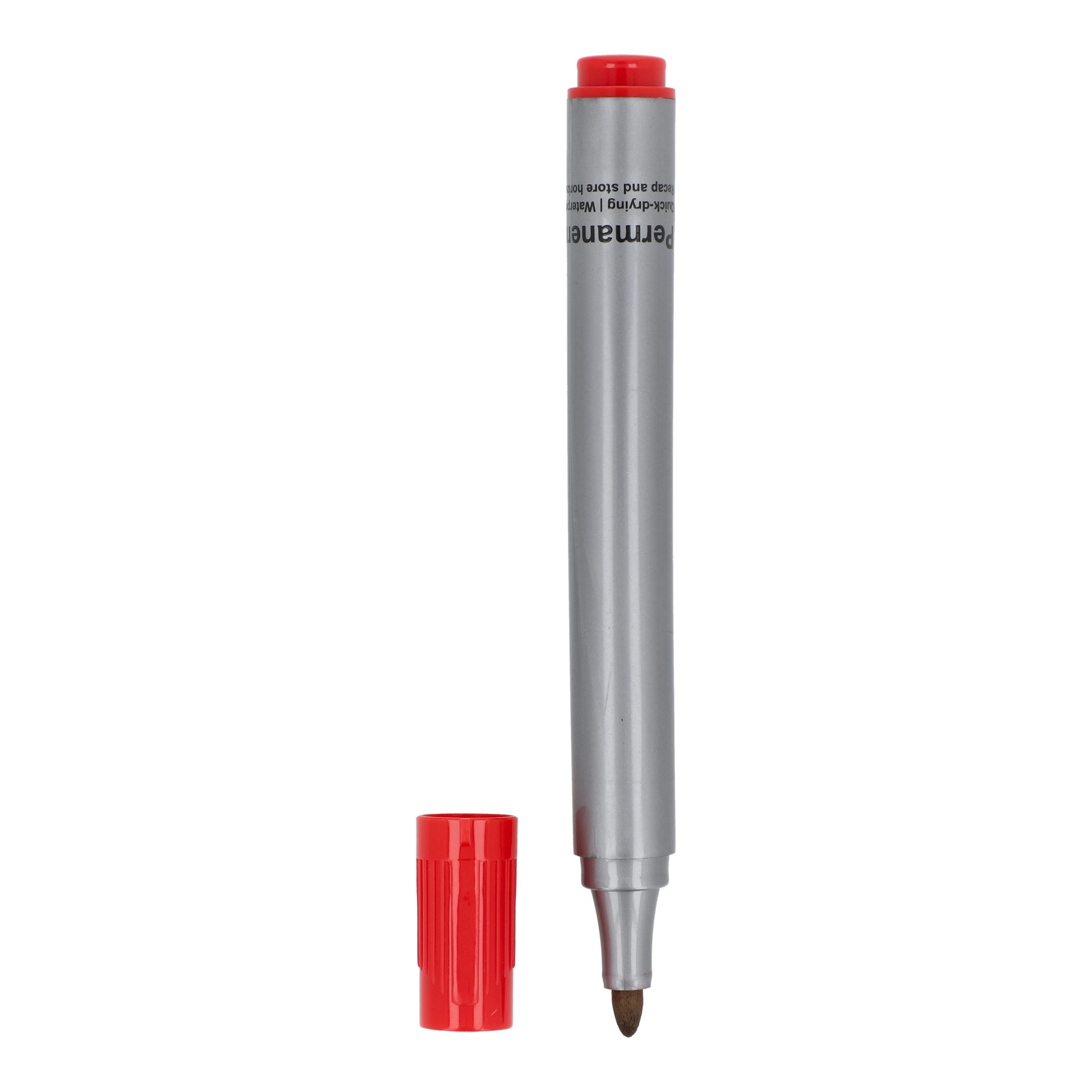 permanent marker rood