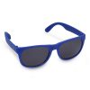 Blauwe zonnebril met bedrukking