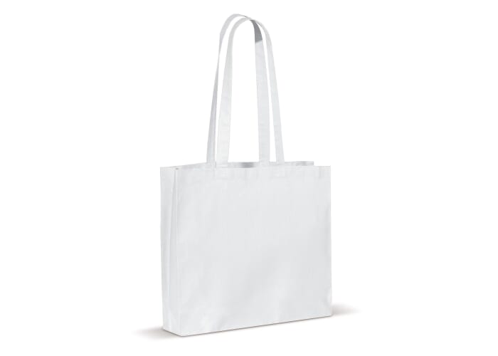 Schoudertas katoen bedrukken 40x10x35cm