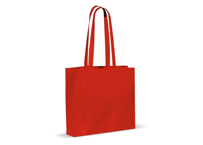 Schoudertas katoen bedrukken 40x10x35cm