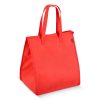 Rode R-PET koeltas non-woven bedrukken