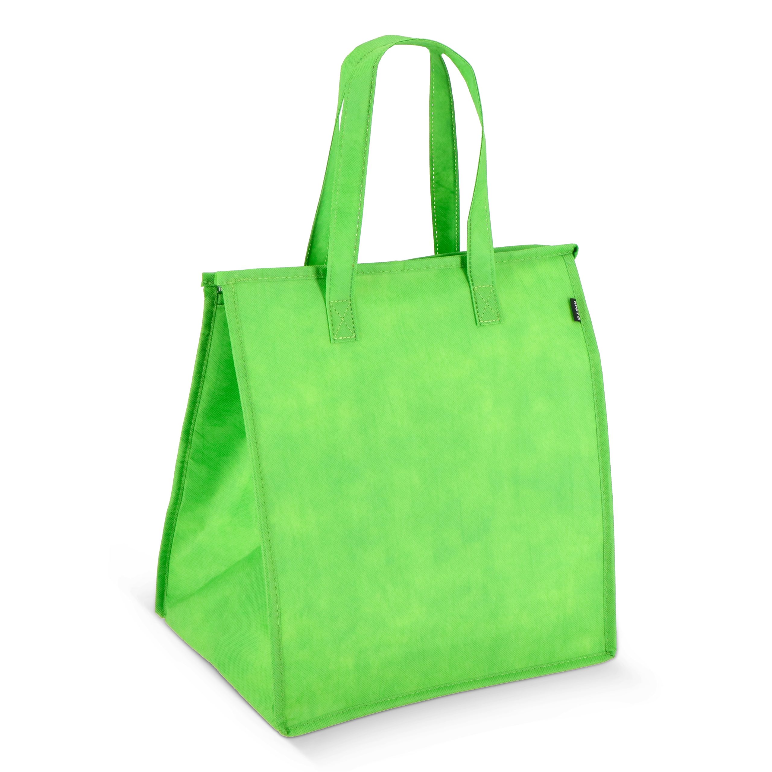 Groene R-PET koeltas non-woven bedrukken