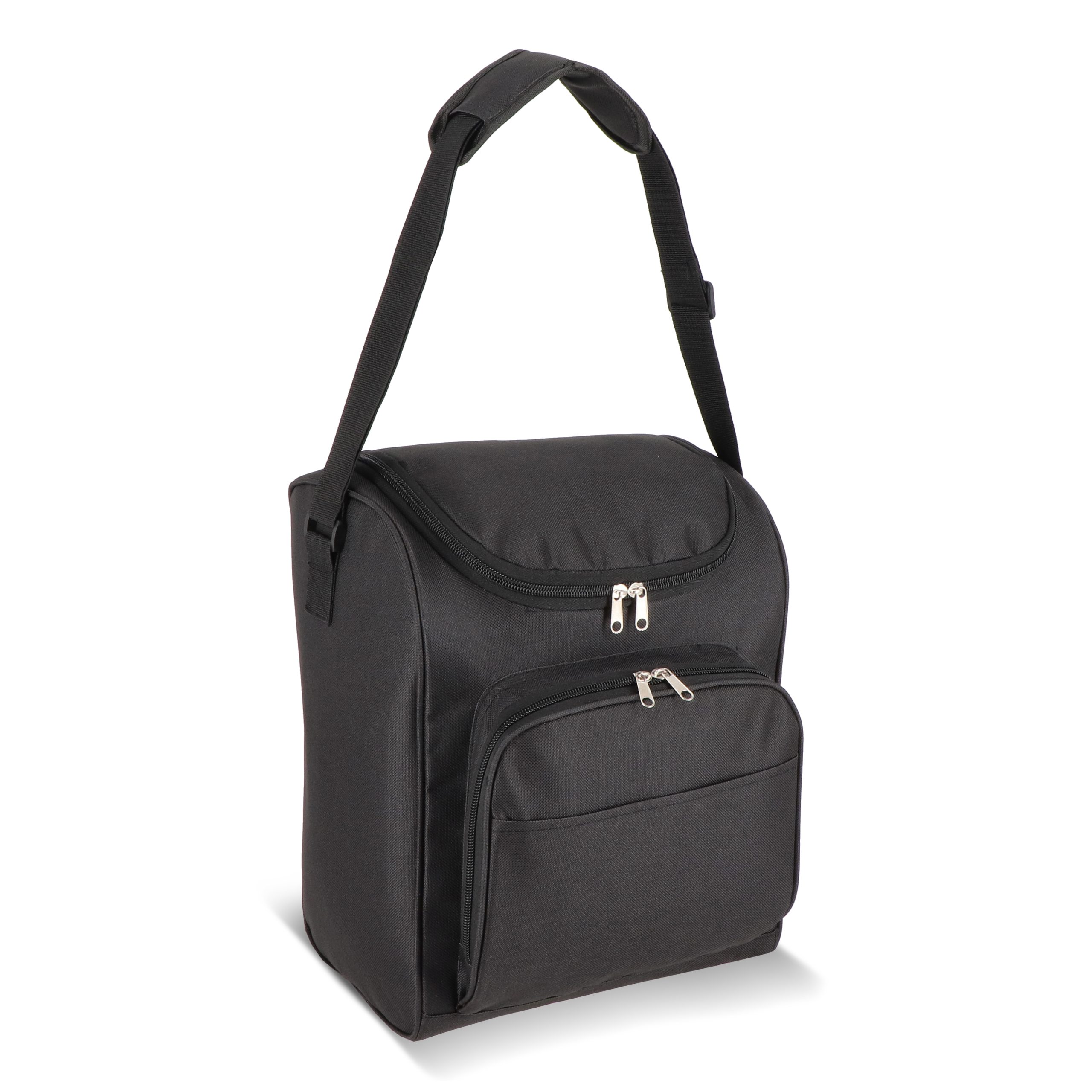 zwarte R-PET 600D koeltas 13L