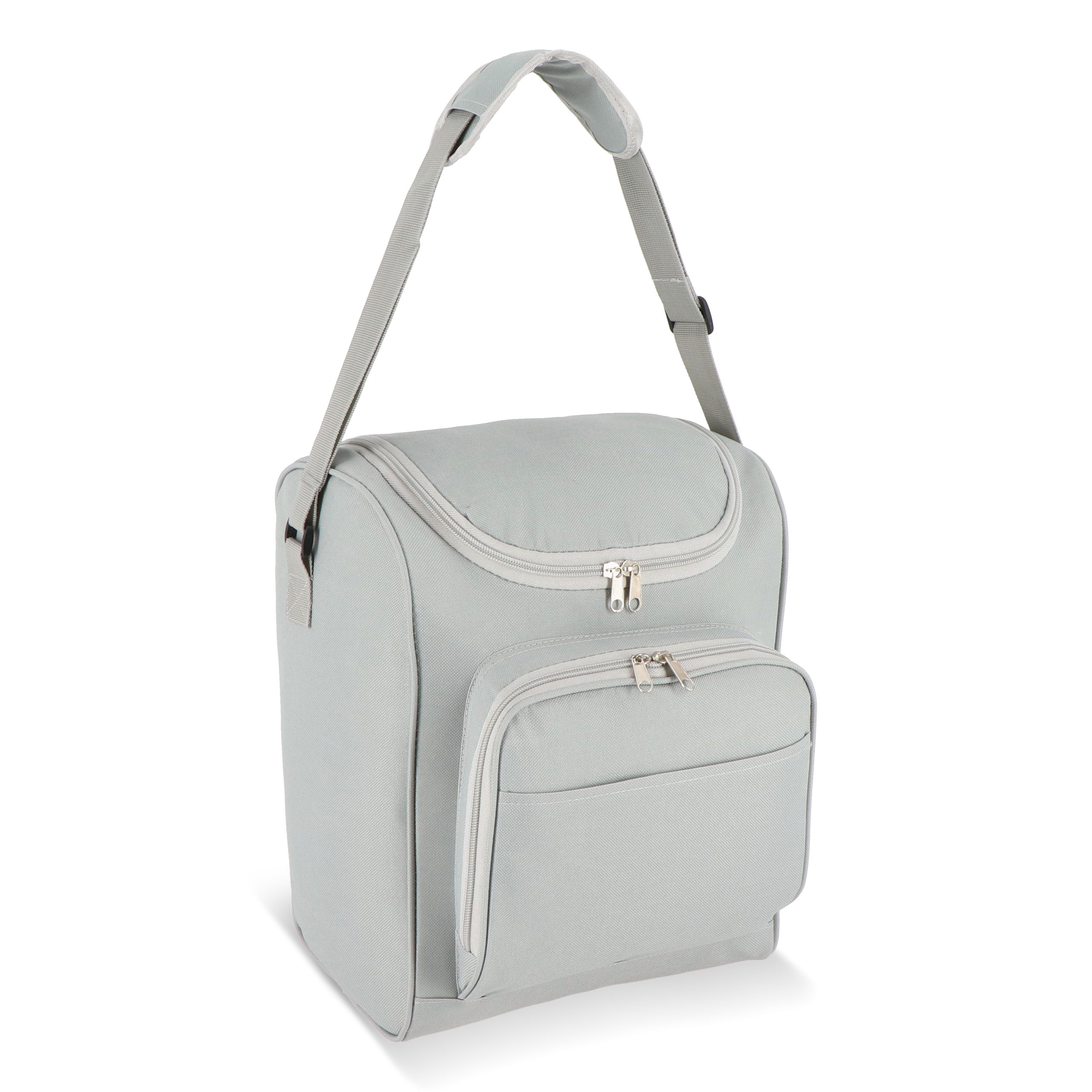 Grijze R-PET 600D koeltas 13L
