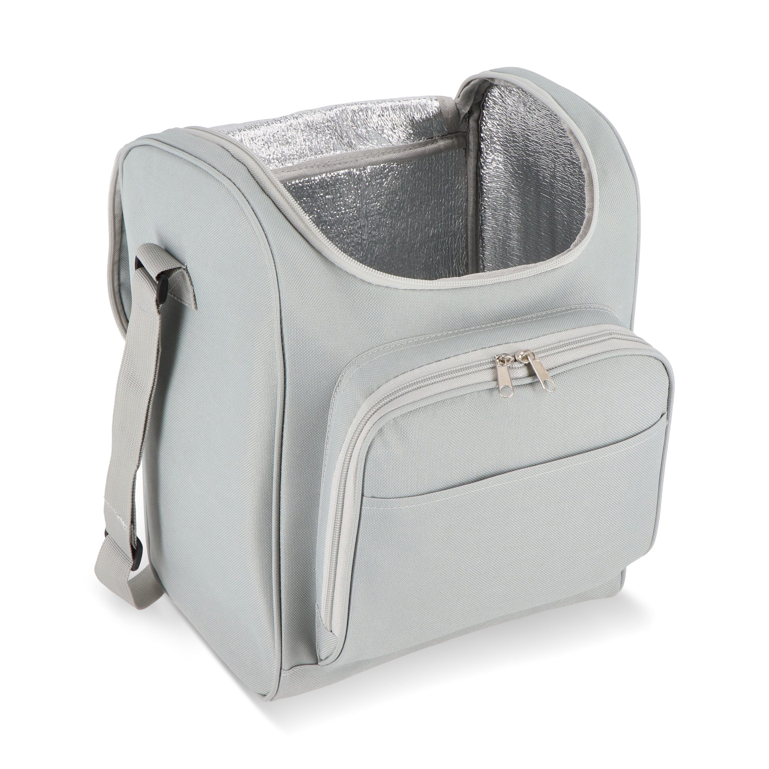 Grijze R-PET 600D koeltas 13L