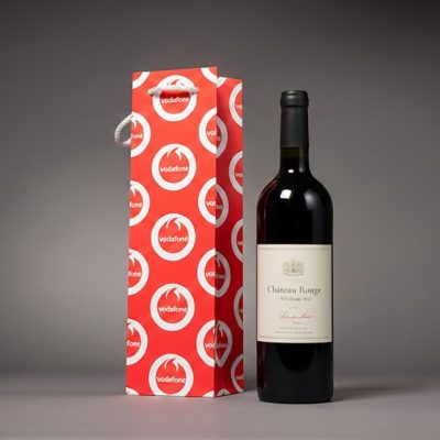 Luxe papieren wijntas bedrukken