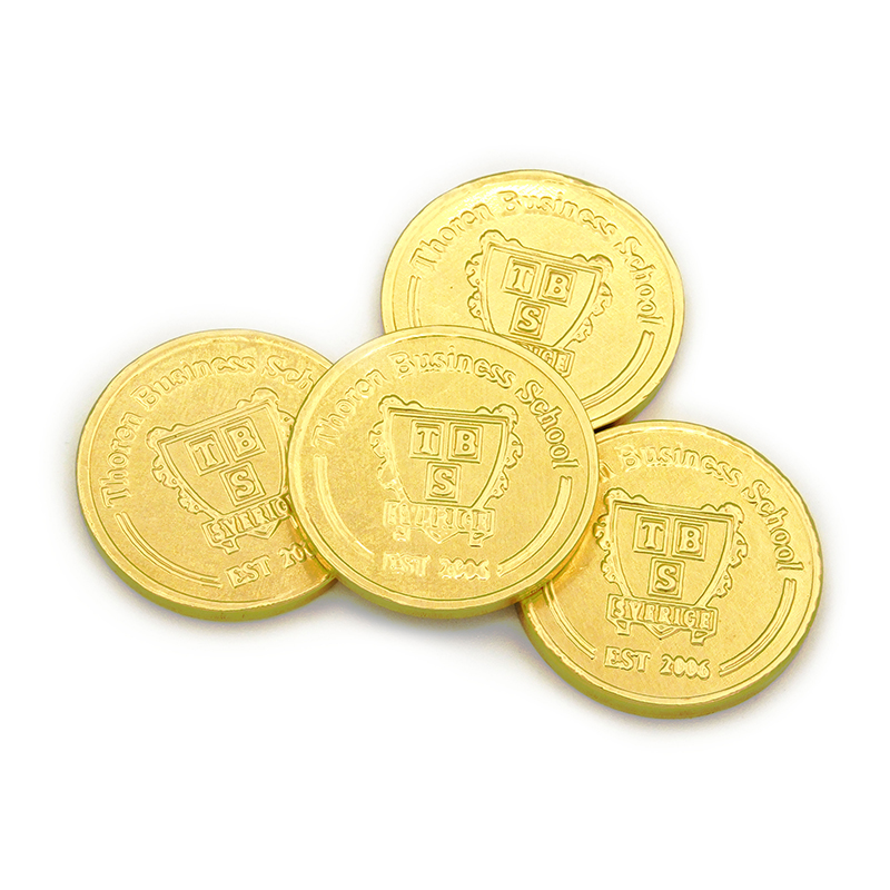 Chocolade munten bedrukken Chocolade munten bedrukken
