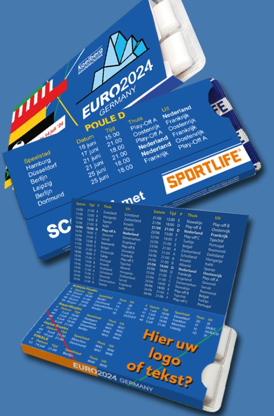 SPORTLIFE WK speelschema bedrukken SPORTLIFE WK speelschema bedrukken