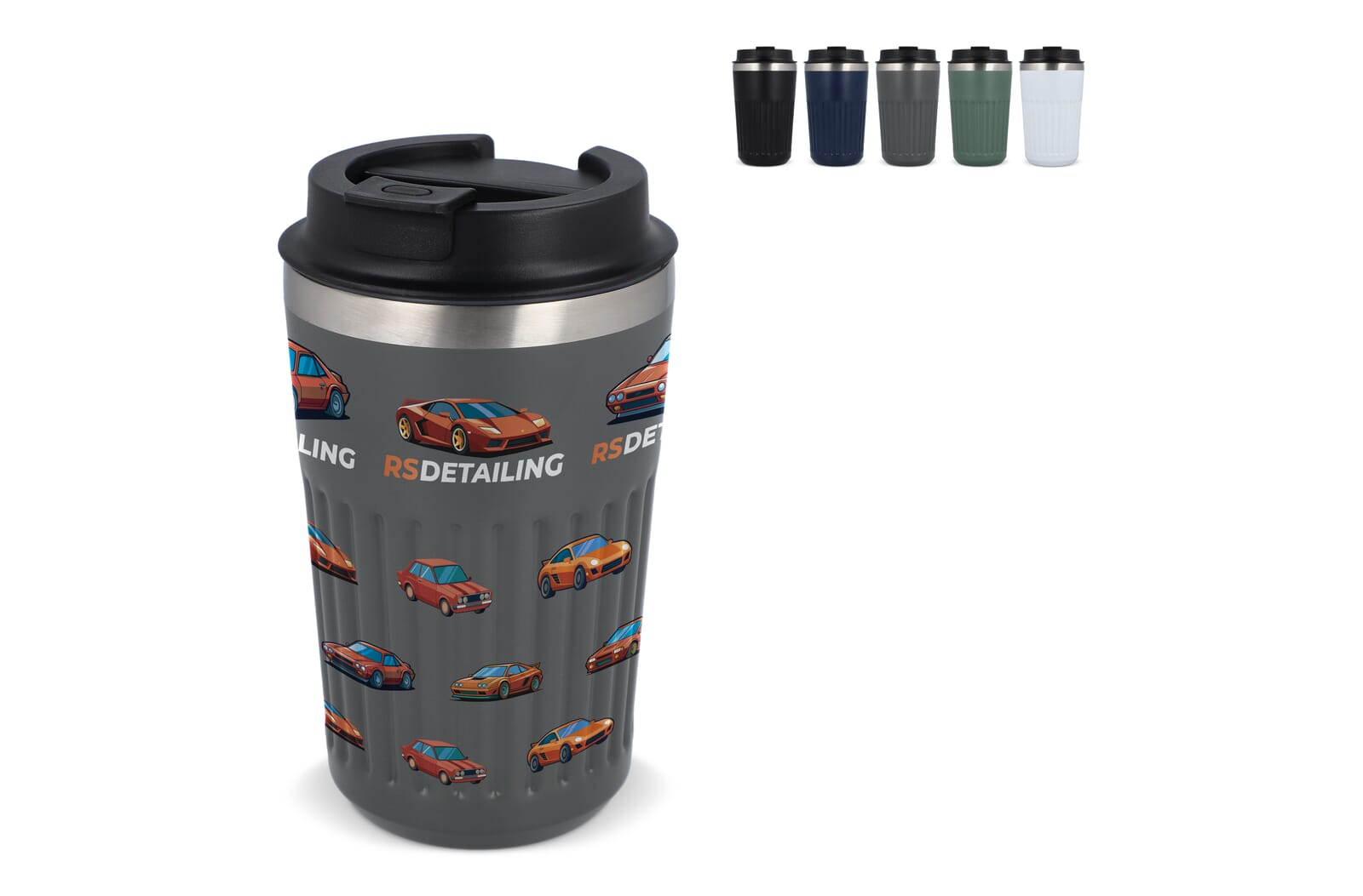 Koffiebeker Bedrukken 400 ml – Gerecycled RVS