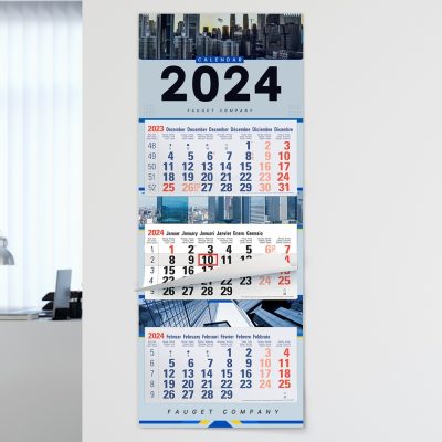 3 maanden kalender 2027 bedrukken deluxe