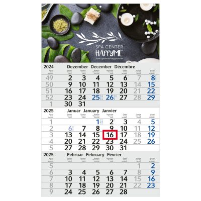 3-maands kalender 2027 bedrukken