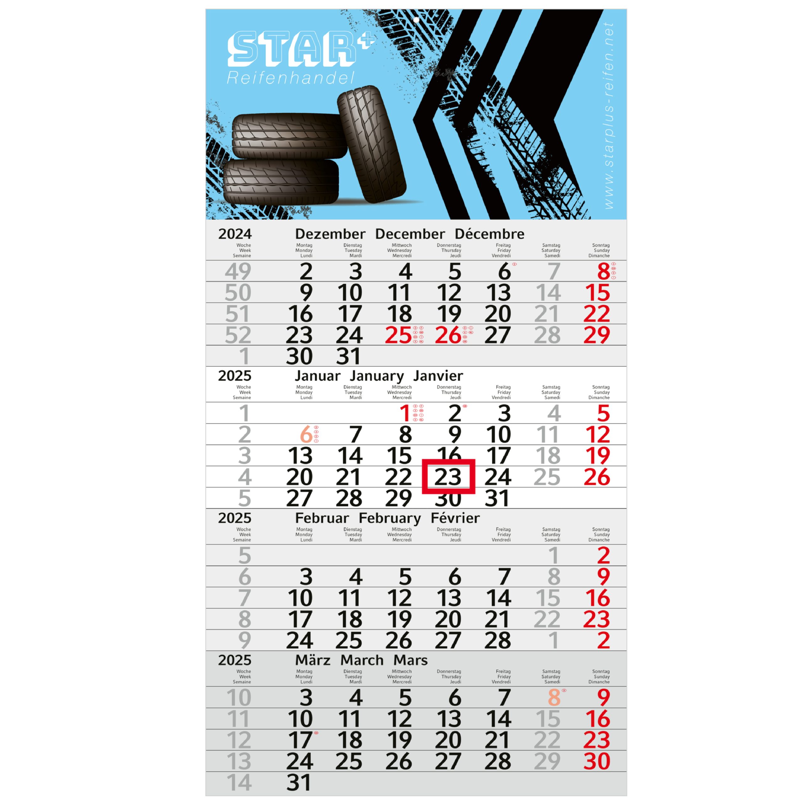 4-maands kalender 2027 bedrukken 4-maands kalender 2027 bedrukken