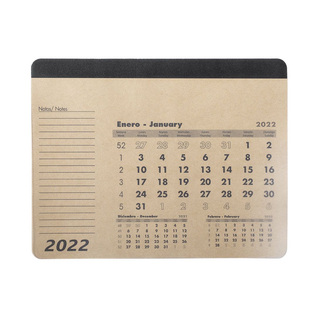 Muismat kalender 2027 - muismat kalender bedrukken