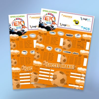 WK speelschema poster bedrukken
