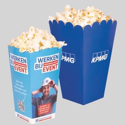 Popcorn bakjes bedrukken spoed