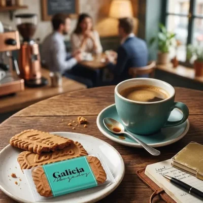 Lotus koffie Koekjes bedrukken