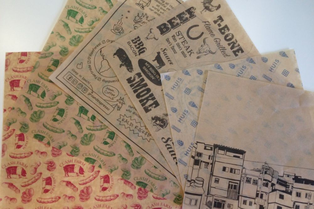 Vetvrij papier bedrukken - Full colour Vetvrij papier bedrukken - Full colour