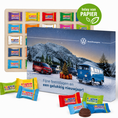 Tony Chocolonely advent kalender bedrukken